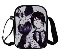 WANHONGYUE Anime Black Butler Shoulder Messenger Bag Small Handbag Student Sports Travel Crossbody Bag 1034/18