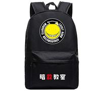 WANHONGYUE Assassination Classroom Anime Cosplay Backpack Casual Daypack Day Trip Travel Bag Black /2