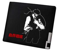 WANHONGYUE Blood Blockade Battlefront Anime Bifold Wallet Artificial Leather Money Bag Slim Credit Card Holder /14