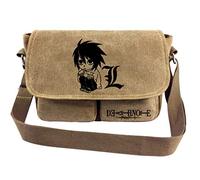 WANHONGYUE Death Note Anime Small Messenger Bags Canvas Shoulder Bag Mini Sling Bag Crossbody Bag Casual Purse 1