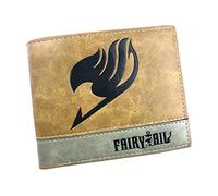 WANHONGYUE Fairy Tail Anime Artificial Leather Wallet Short Purse Bifold Card Holder for Men / 1