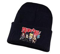 WANHONGYUE Fairy Tail Anime Beanie Hat for Men Women Unisex Knit Cuffed Hat Winter Soft Warm Skull Cap Black/8