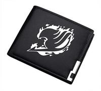WANHONGYUE Fairy Tail Anime Wallet Artificial Leather Bifold Money Bag Slim Credit Card Holder 1 / B