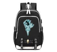 WANHONGYUE Final Fantasy Game Rucksack Schoolbag Laptop Backpack with USB Charging Port and Headphone Jack /1