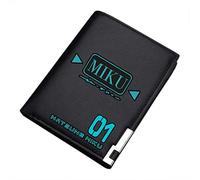 WANHONGYUE Hatsune Miku Anime Bifold Wallet Artificial Leather Money Bag Slim Credit Card Holder 2 / A