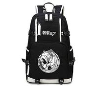 WANHONGYUE Hatsune Miku Luminous Backpack Student Schoolbag Laptop Book Bag Casual Dayback Black-3