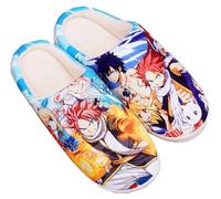 WANHONGYUE Japanese Anime Fairy Tail Slipper Soft Plush House Slippers Women Men Winter Anti-slip Indoor Slip on Shoes