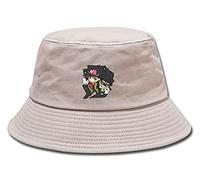 WANHONGYUE JoJo’s Bizarre Adventure Anime Bucket Hat Fishing Hat Unisex Wide Brim Sun Hat Summer Beach Fisherman Cap Beige/1