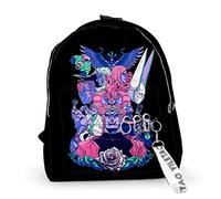 WANHONGYUE JoJo's Bizarre Adventure Anime 3D Printing Backpack Rucksack School Bags Daypack Casual Bag for Girls and Boys / 16