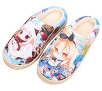 WANHONGYUE Kantai Collection Anime Slipper Soft Plush House Slippers Men Women Winter Anti-slip Indoor Slip on Shoes