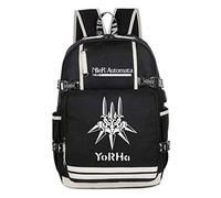 WANHONGYUE Luminous NieR:Automata Anime School Bag Students Shoulder Backpack with USB Charging Port /3
