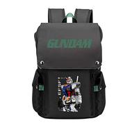 WANHONGYUE Mobile Suit Gundam Anime Cosplay Unisex 15.6 Inch Laptop Backpack School Bag Rucksack for Travel/College/School/Work/Green / 7