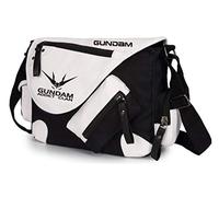 WANHONGYUE Mobile Suit Gundam Anime Messenger Bags Casual Crossbody Bag Canvas Shoulder Bag Student Schoolbag Tablet Bag Black / 1