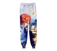 WANHONGYUE My Hero Academia Anime 3D Printed Sweatpants Joggers Long Pants Cosplay Costume Track Baggy Trousers 1172/32 L