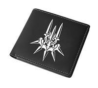 WANHONGYUE NieR:Automata Game Printing Wallet for Men Artificial Leather Credit Card Holder Black