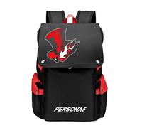 WANHONGYUE Persona 5 Game Cosplay Unisex 15.6 Inch Laptop Backpack School Bag Rucksack for Travel/College/School/Work/Red / 9