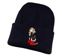 WANHONGYUE Persona Game Anime Beanie Hat for Men Women Unisex Knit Cuffed Hat Winter Soft Warm Skull Cap Black/3