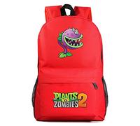 WANHONGYUE Plants vs. Zombies Game Backpack Cosplay Daypack Casual Day Trip Travel Bag Red /1