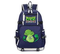 WANHONGYUE Plants vs. Zombies Game Backpack Student Schoolbag Laptop Book Bag Casual Dayback Blue-12