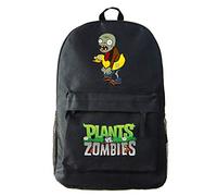 WANHONGYUE Plants vs. Zombies Game Cosplay Backpack Casual Daypack Day Trip Travel Bag Black /11