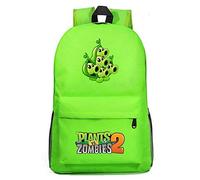 WANHONGYUE Plants vs. Zombies Game Cosplay Daypack Casual Backpack Day Trip Travel Bag Green /1
