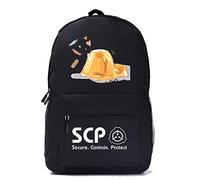 WANHONGYUE SCP Confinement Anime Cosplay Backpack Casual Daypack Day Trip Travel Bag Black /11