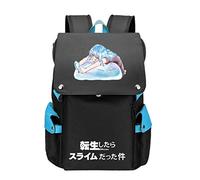 WANHONGYUE That Time I Got Reincarnated as a Slime Anime Cosplay Unisex 15.6" Laptop Backpack School Bag Rucksack for Travel/College/Work/Blue / 6