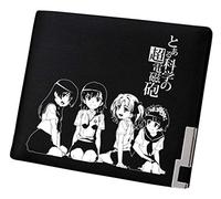WANHONGYUE Toaru Kagaku no Railgun Anime Bifold Wallet Artificial Leather Money Bag Slim Credit Card Holder /5