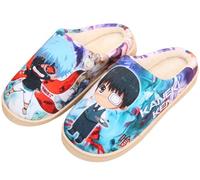 WANHONGYUE Tokyo Ghoul Anime Slipper Soft Plush House Slippers Men Women Winter Anti-slip Indoor Slip on Shoes