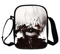 WANHONGYUE Tokyo Ghoul Kaneki Ken Anime Shoulder Messenger Bag Small Handbag Student Sports Travel Crossbody Bag 1059/4