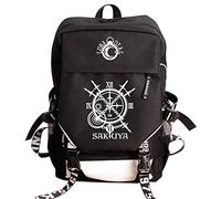 WANHONGYUE Touhou Project Anime Laptop Backpack Rucksack Schoolbag for Children with USB Charging Port Black / 6