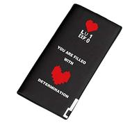 WANHONGYUE Undertale Game Bifold Wallet Artificial Leather Money Bag Slim Credit Card Holder /15