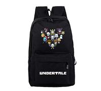 WANHONGYUE Undertale Game Cosplay Backpack Casual Daypack Day Trip Travel Bag Black /2