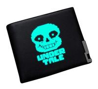 WANHONGYUE Undertale Game Luminous Bifold Wallet Artificial Leather Money Bag Slim Credit Card Holder /4