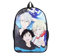 WANHONGYUE Yuri on ICE Anime Image Printing Backpack Rucksack Packsack School Bag for Student Boys and Girls 12