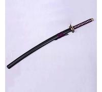 WANHUI Anime BLEACH Samurai Sword Senbonzakura Knife Kuchiki Byakuya Weapon Wooden Blade with Scabbard 104cm/41inch Blade Sword for Halloween Decor (Color : Dark purple)