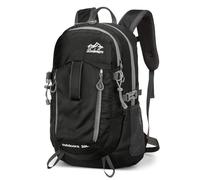 Waniki 30L Hiking Backpack Men Women Travel Backpack Waterproof Backpack Outdoor Trekking Backpack Lightweight Large Backpacks Backpack Daypack for Hiking Cycling Climbing Camping Sports Travel, black