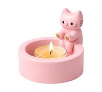 Wanixue Cartoon Kitten Candle Holder - Kitten Warming Paws Dinner Table Decor,Candle Holders for Candlesticks,for Home Room Mantel Fireplace Farmhouse Holiday Party