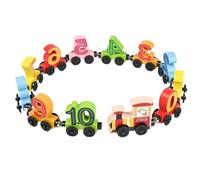 Wanixue Magnetic Train - 0-10 Digital Number Learning Toy For Kids, Wooden Educational Set, Preschool Building Blocks, Counting, Color Recognition, Early Learning Toy For Boys & Girls