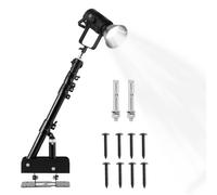 Wanixue Wall Mount Boom Arm, Ring Light Wall Bracket with Flexible Arm, Multifunctional Fixture Support Bracket for Headshots Reflector Powder Room Barber Photographer Makeup Artist