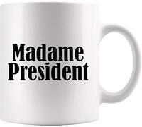 WANJIBAO Madame President Coffee Mug Funny Novelty Ceramics Tea Cup 11 oz