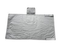 Wanjorlay Toddler Airplane Travel Bed Airplane Footrest Cushion Extender for Kids, Kids Airplane Travel Essentials, Grey