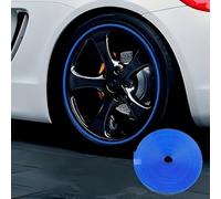 WANJUNSHANGMAOYOUXIAN Car Rim Protectors for GMC Canyon II Extended cab Long Box 2015-2020, 8m Length Durable Flexible Wheel Hub Trim Guards Waterproof Anti-Scratch Decorative Styling Strip,Blue