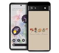 WANKBLC Compatible with Google Pixel 6A Case, Shockproof Protective for Man Women Non-Slip for Google Pixel 6A Crazy Pattern Faith Flower Love Like Jesus Religious