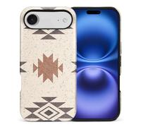 WANKBLC Compatible with iPhone 17 Air Matte Case for Girl Boy Full Body Design Soft Silicone Drop Shock Scratch Protection Crazy Pattern Western Boho Aztec