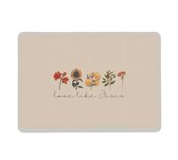 WANKBLC Compatible with MacBook Air 15 Inch 2023/2025 Version of M2 A2941/M4 A3241 Plastic Black Computer Case for Girl Boy Fashion Pattern Love Like Jesus Religious Faith Flower