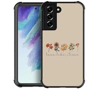 WANKBLC Compatible with Samsung Galaxy S22 Plus Case, Shockproof Protective for Man Women Non-Slip for Samsung Galaxy S22 Plus Crazy Pattern Faith Flower Love Like Jesus Religious