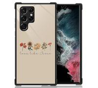 WANKBLC Compatible with Samsung Galaxy S22 Ultra Case, Shockproof Protective for Man Women Non-Slip for Samsung Galaxy S22 Ultra Crazy Pattern Faith Flower Love Like Jesus Religious