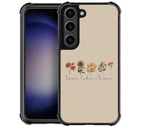 WANKBLC Compatible with Samsung Galaxy S23 Case, Shockproof Protective for Man Women Non-Slip for Samsung Galaxy S23 Crazy Pattern Faith Flower Love Like Jesus Religious