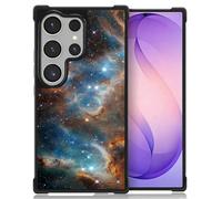 WANKBLC Compatible with Samsung Galaxy S26 Ultra Case Shockproof Protective for Man Women Non-Slip Crazy Pattern Cosmic Nebulae Dark Blue Sky